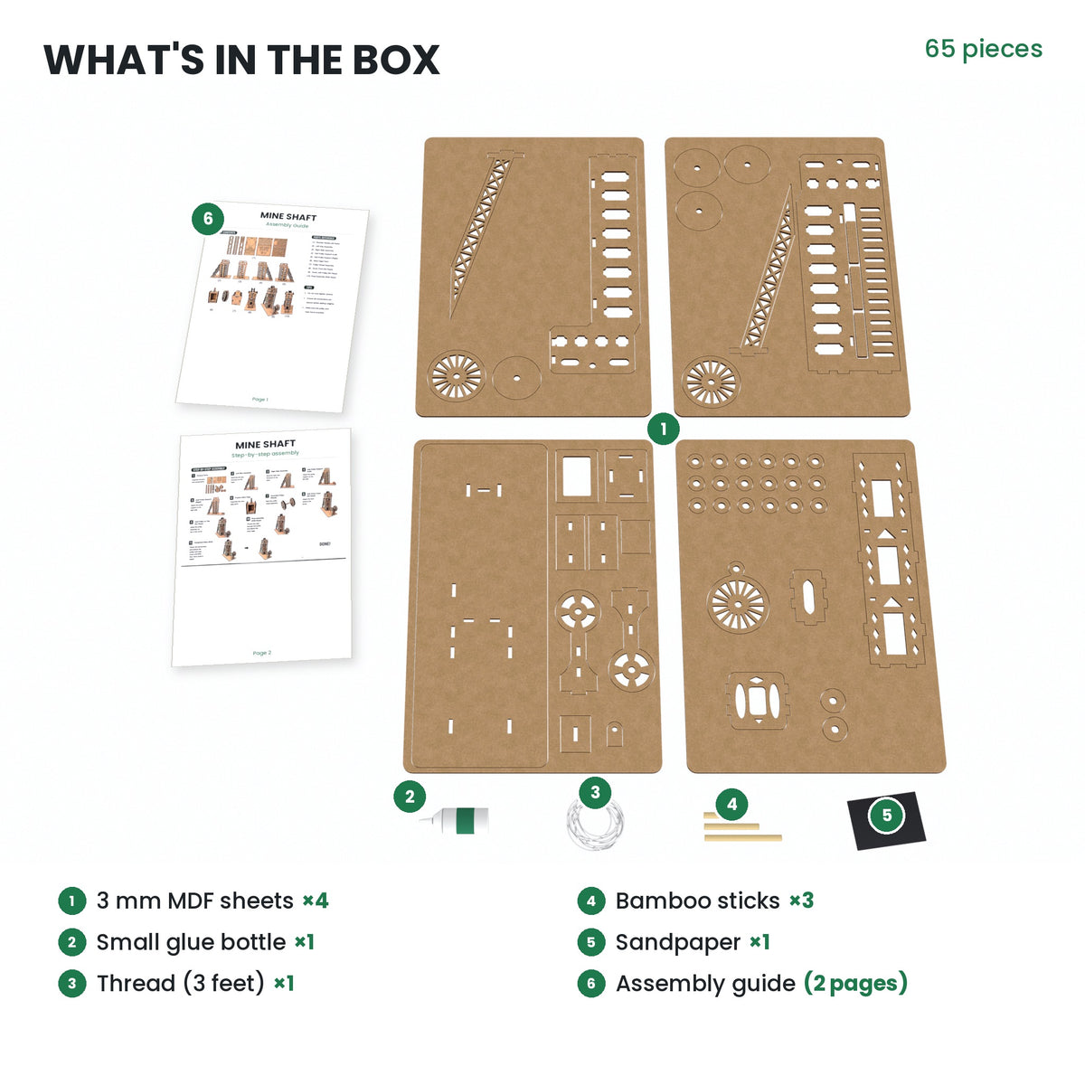 Mine Headgear School Project Kit – Grade 8